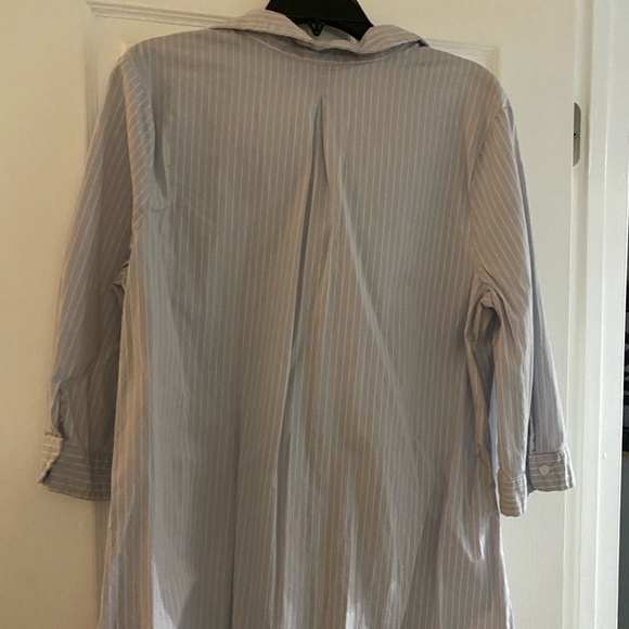 Maternity tunic - gently worn- blue and white striped - Isabel - size Large - Picture 2 of 3